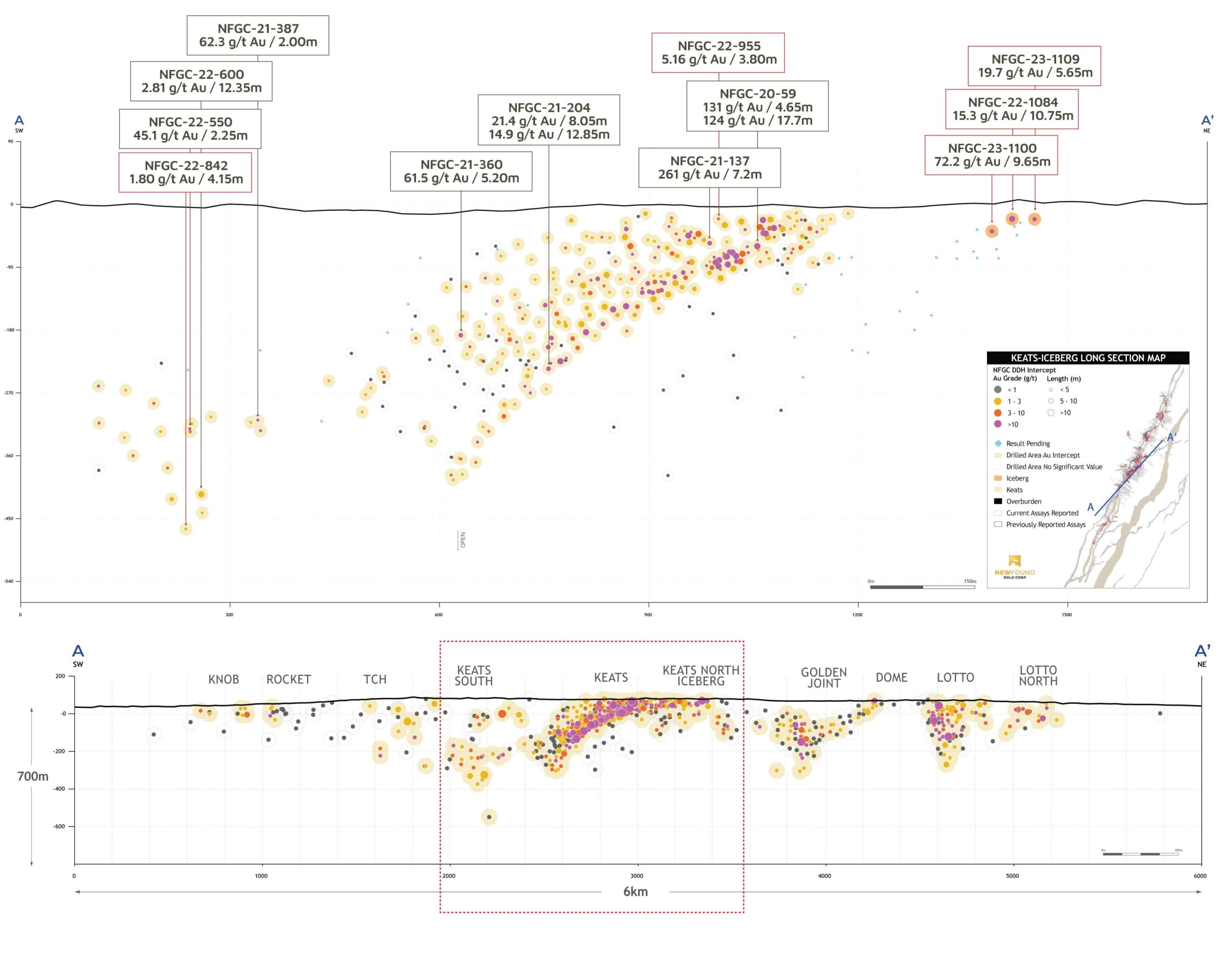 Long Section Map Keats Iceberg 25 02 2023 002 Scaled